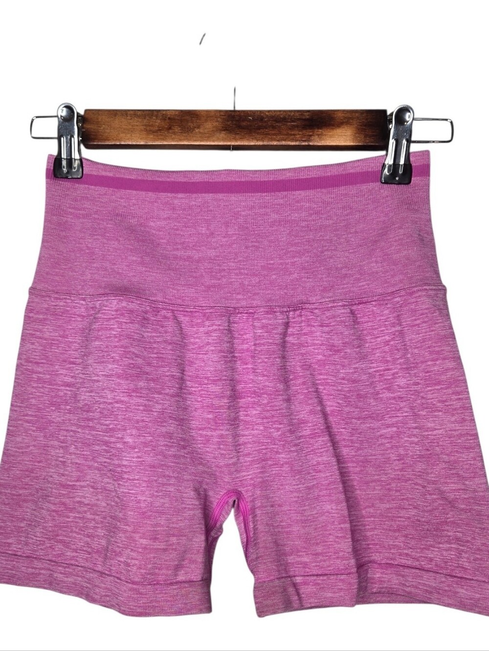 BuffyBunny Marled Pink Legacy Short 4" Size Medium